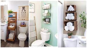 Ladder is a cool pedestal sink storage solution. 30 Most Creative Bathroom Storage Ideas Wittyduck