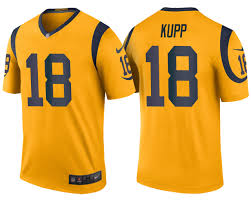 We go over the fantasy football outlook of cooper kupp, robert woods, josh reynolds ahead of the rams week 15 matchup against the jets. Rams Cooper Kupp 18 Gold Color Rush Legend Jersey