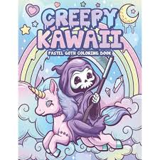 Printable color by number pages for adults. Buy Creepy Kawaii Pastel Goth Coloring Book Cute Horror Spooky Gothic Coloring Pages For Adults Pastel Goth Coloring Series Paperback May 13 2021 Online In Vietnam B094t533wj
