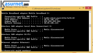 Cara Melihat Ip Address Komputer Lewat Cmd Kasurnet Com