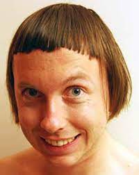 Bangs (north american english), or a fringe (british english), are strands or locks of hair that fall over the scalp's front hairline to cover the forehead, usually just above the eyebrows, though can range to various lengths. Bangs Haircut Bad Novocom Top