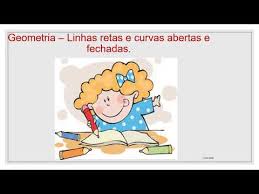 Geometria Linhas Retas E Curvas Abertas E Fechadas Livro 02 Youtube