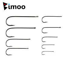 bimoo 50pcs aberdeen long shank fish hook saltwater fresh water fishing hooks sabiki rig streamer fly hook size 10 4 2 2 0 3 0