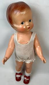 1930s FAO Schwarz Effanbee 16" Patricia Patsy Doll w/ Magnetic Hands