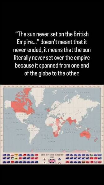 Sun Never Sets On British Empire