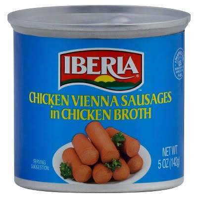 Iberia Chicken Vienna Sausages in Chicken Broth