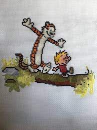 Go cross stitch crazy with our huge selection of free cross stitch patterns! Fo Calvin Hobbes Crossstitch Cross Stitch Patterns Christmas Cross Stitch Designs Cross Stitch Patterns