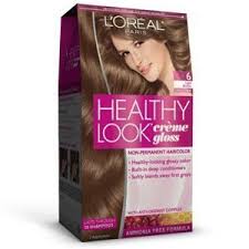 Conte sempre conosco 3 obrigada por comprar na loja. Amazon Com L Oreal Paris Healthy Look Creme Gloss Color Light Brown Chocolate Praline 6 Pack Of 3 Chemical Hair Dyes Beauty