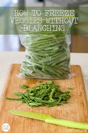How To Blanch Vegetables To Freeze