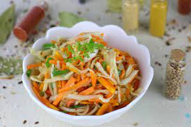Салат из овощей по-корейски: рецепт пошаговый с фото | Меню недели