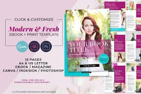 Ebook Template Canva Indd Psd