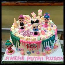 Lol surprise unicorn kawaii cake by cakes stepbystep. Jual Gosend Ok Kue Ulang Tahun Lol Marsmellow Di Lapak Estu Collection Bukalapak