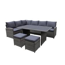 Matara Rattan Corner Sofa Dining And Garden Furniture Set Corner Dining Furn Rattan Corner Sofa Corner Sofa Bed With Storage Black Rattan Garden Furniture