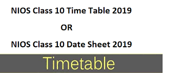 The summer institute is an integral and long established part of the continuing education program at the unc occupational safety and health education and research center. Nios Class 10 Time Table 2019 Or Nios Class 10 Date Sheet 2019