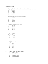 Satu tahun atau yang dapat juga disebut dengan warsa(dalam bahasa sangsekertanya) ialah suatu periode orbit bumi yang demikianlah yang dapat admin sampaikan materi ini dimana pembahasan mengenai 1 dekade berapa tahun. Latih Tubi Soalan Latihan Matematik Tahun 5 Cuti Bulan Mac 1