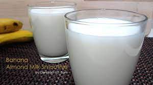 As almonds are a rich source of various vitamins and minerals, almond milk also consists of those properties. Banana Almond Milk Smoothie Diabetic Recipe Dietplan 101 Com Youtube