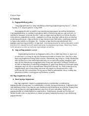 This paper a short summary of this paper 37 full pdf related to this paper Final Esp Ni Jaja Position Paper Ii Panimula A Pagpapakilala Ng Paksa U201cang Pagpapatiwakal Ay Isang Malubhang Suliraning Pangkalusugan Ng Course Hero