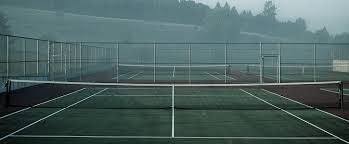 The length of a tennis court is required to be 23.77m long. A Diagram Of Tennis Court Dimensions Layout