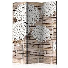 If you are looking for best decorative wall dividers at affordable price, explore room dividers uk that offer durable decorative room dividers can serve as decoration, to separate spaces, or even both. Alidasa Room Divider Flowers On The Stone Room Dividers By Artgeist Starting At 134 99 Decorative Room Divider Flowers On The Stone Room Dividers Is Unique Decoration For Every