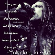 Motionless In White Lyrics Motionless In White Why Band Inspirational Lyrics