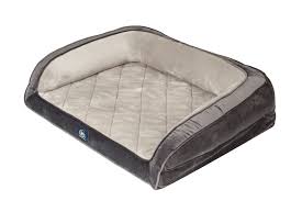 Memory foam is a pretty good bed material for most dogs, but some benefit more from it than others. Serta Orthopedic Memory Foam Couch Pet Dog Bed Large Color May Vary Walmart Com Walmart Com
