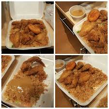 Timmy Chan S Shrimp Fried Rice Fried Chicken Wings With Fried Biscuits And Gravy Food Chicken Fried Rice Chicken Wings