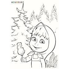 Mewarnai gambar masha and the bear ayo mewarnai 2017 masha the. Kertas Mewarnai Bisa Dipajang Masha And The Bear Shopee Indonesia