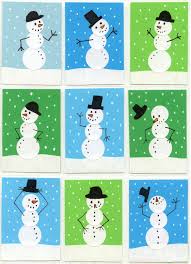 Art Projects For Kids Winter Kids Art Projects Art Trading Cards Winter Crafts For Kids