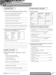 Sentence completion english grammar worksheet for class 3. Achievers A2 Grammar Worksheet Consolidation Unit 5 Linguistics Grammar