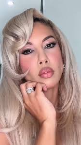 Turkish delight makeup trend but with blonde hair 🥹🤍 comment any other  trends you’d like me to try. , ., ., ., #turkishdelightmakeup #turkish  #makeup #trend