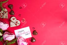 Our signature stargazer lilies in particular are a favorite for mother's day. Delicious Chocolate Candies Flowers With Card On A Red Background Greeting Card For Mother S Day 8 March Birthday Valentines Day Copy Space Flat Lay Stock Photo Picture And Royalty Free Image Image 94489566