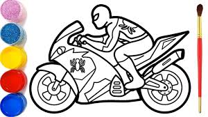 Use these images to quickly print coloring pages. Coloring Pages Spiderman Motorcycle