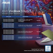 The s14, for instance weighs only 1.4kg and is 1.59cm thin. Asus Vivobook S14 S15 Laptops Now Available In The Philippines Yugatech Philippines Tech News Reviews
