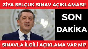 Her bir okulumuzun öğretmeni yöneticisi bu kontrol listeleri üzerinden okulun idarelerini yapacaklar. Ziya Selcuk Sinav Aciklamasi Yapacak Mi Sinavlar Olacak Mi Sinavlar Iptal Olur Mu Youtube