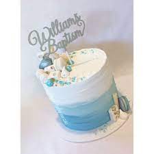 Boys Baptism Cake Made By Sweetsbysuzie In Melbourne Baby Shower Cakes For Boys Baby Boy Christening Cake Christening Cake