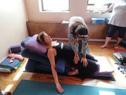 restorative yoga teacher