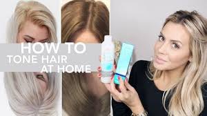 How To Professionally Tone Hair At Home Youtube Blonde Hair At Home Tone Hair At Home Tone Hair