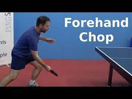 forehand chop table tennis pingskills youtube table tennis tennis ping pong