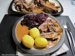 Beim Abtauen Der Gefriertruhe Tauchte Noch Eine Fast Vergessene Rehkeule Auf Die Herr Nachbar Und Agathe Fur Mich Gejagt Hatten Die Rezepte Essen Slow Cooker