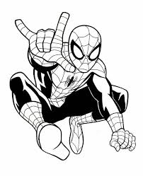 6 cara menggambar sketsa yang simpel cocok untuk pemula. Gambar Spiderman Kartun Hitam Putih