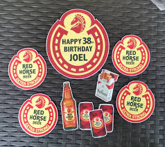 Happy birthday red horse images. Cake And Cupcake Toppers Redhorse Beer Lazada Ph