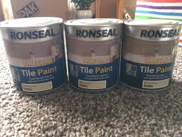 750ml capacity can, 12m²/l coverage, 30 minutes drying time, low odour, white colour. Ronseal Tile Paint Colour Chart