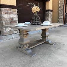 Monasterio Mesa De Comedor Pedestal Mesa Redonda Etsy In 2020 Dining Table Dining Table Legs Trestle Dining Tables