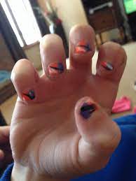 Love These Nails Done By A 9 Year Old Nails 9 Year Olds