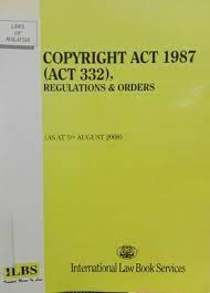 Discover the best foreign & international law in best sellers. Copyright Act 1987 Act332 Regulations Orders By International Law Book Services