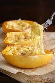 Twice Baked Spaghetti Squash Recipe Vegetable Recipes Recipes Food
