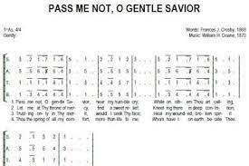 Pin By Smart Partitur On Partitur Kor Satb Notasi Angka Lagu Rohani Kristen Pass Me Not Savior Broken Spirit