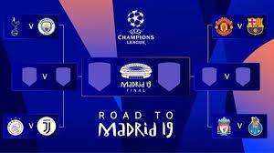 I have created this 2019/2020 champions league fixtures and scoresheet to simulate this the left one is a quarterfinal drawing table that can be used after all round of 16 matches are. Champions League Quarter Final And Semi Final Draws Uefa Champions League Uefa Com