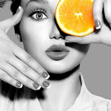 Image result for black and white photo with color pop