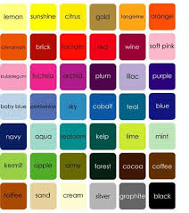 Colour Charts Qps Signage And Printing